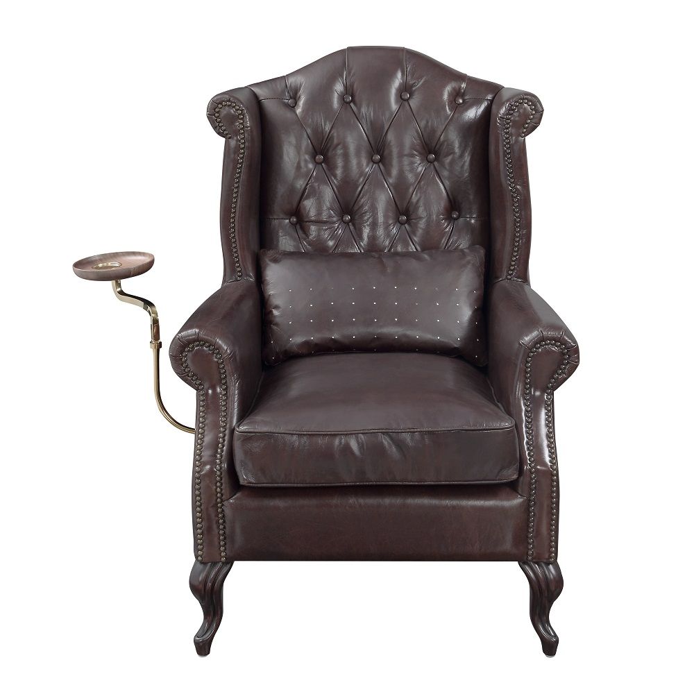 Pino - Accent Chair - Vintage Brown