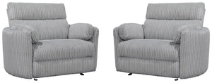 Radius Xl - Extra Wide Power Glider Recliner (Set of 2)