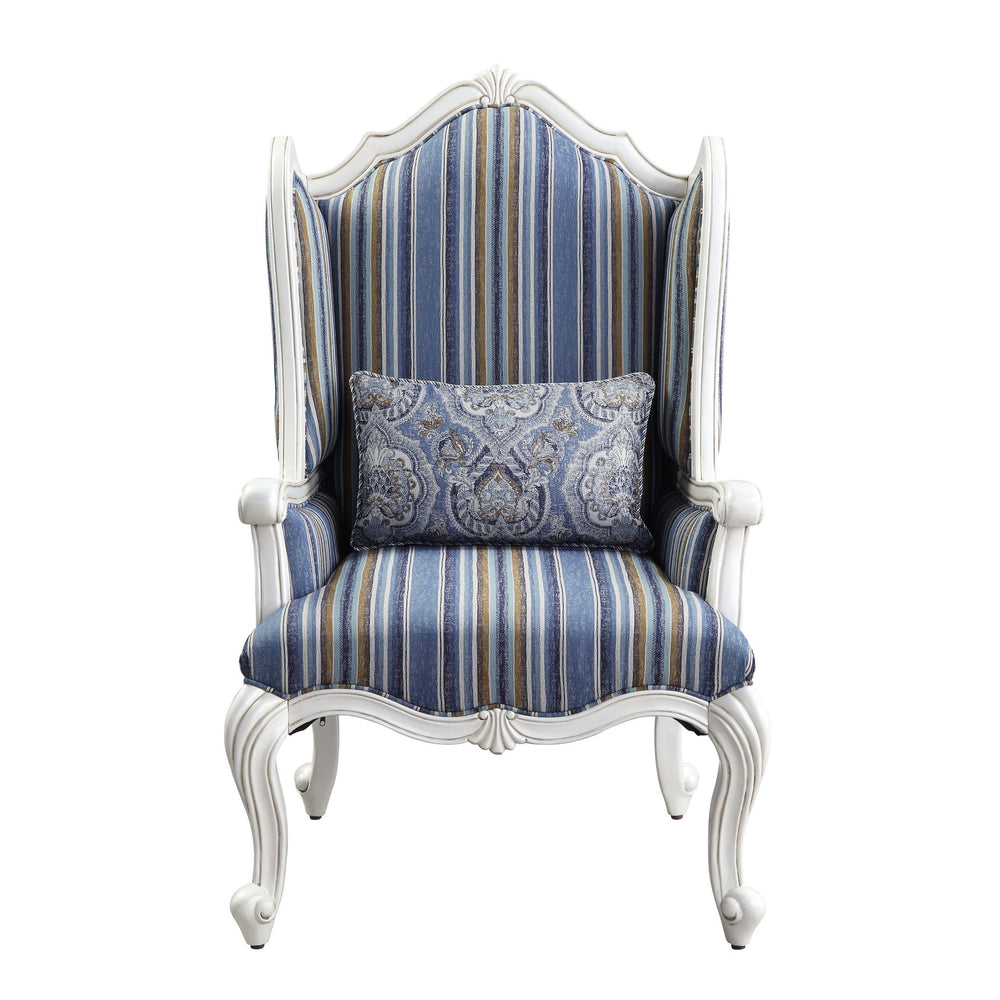 Ciddrenar - Chair With Pillow - Fabric & White
