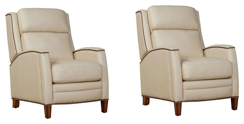Vermont - Power High Leg Recliner Beige 2 Pieces