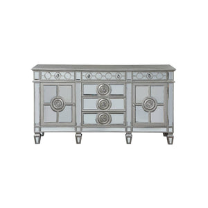 Varian - 36" Server - Mirrored & Antique Platinum