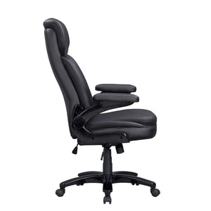 Dc - Big And Tall Fabric Desk Chair - Black
