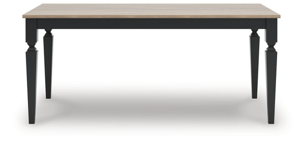 Brenkerton - Rectangular Dining Room Table - Grayish Brown / Black