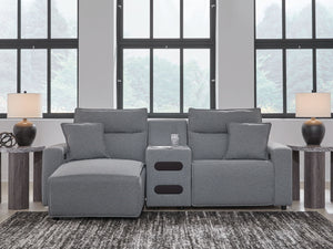 ModMax II - Salt And Pepper - Reclining Sectional