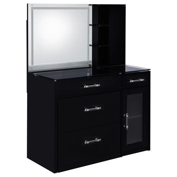 Flora - 2-Drawer Vanity Set With LED Mirror