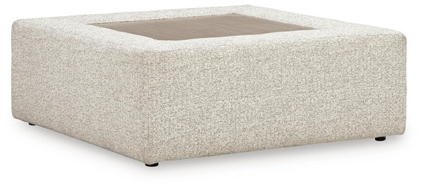 Ashbourne Estate - Oversized Accent Ottoman - Snowstone