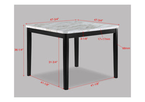 Pascal - 5 Piece Counter Dining Room Set - White