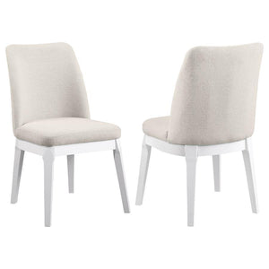 Carissa - Upholstered Dining Side Chair (Set of 2) Beige