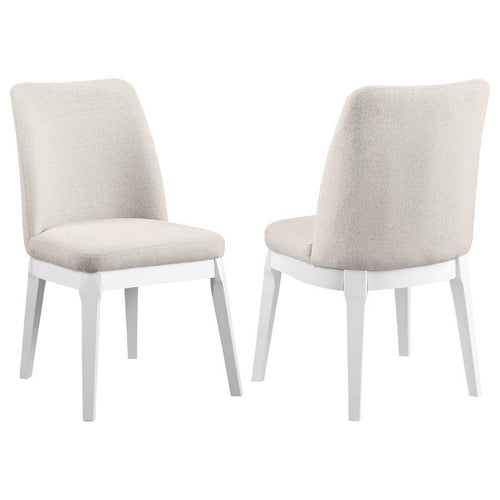 Carissa - Upholstered Dining Side Chair (Set of 2) Beige