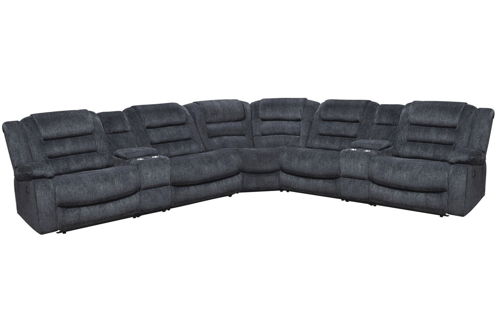 Bolton - Modular Reclining Sectional Dark Gray 6 Pc. Sectional