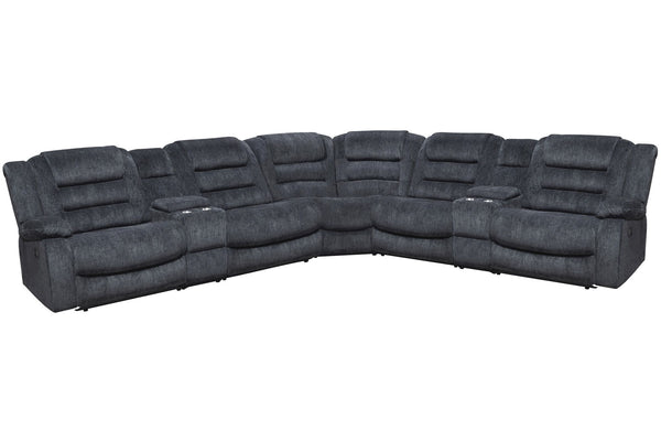 Bolton - Modular Reclining Sectional Dark Gray 7 Pc. Sectional