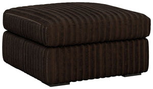 Midnight-Madness - Oversized Accent Ottoman Dark Brown