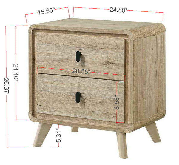 Dawson - Night Stand - Light Brown