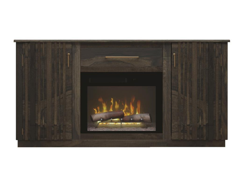 Mezquite - 70" Fireplace - Brown