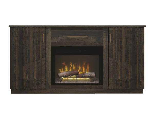 Mezquite - 70" Fireplace - Brown