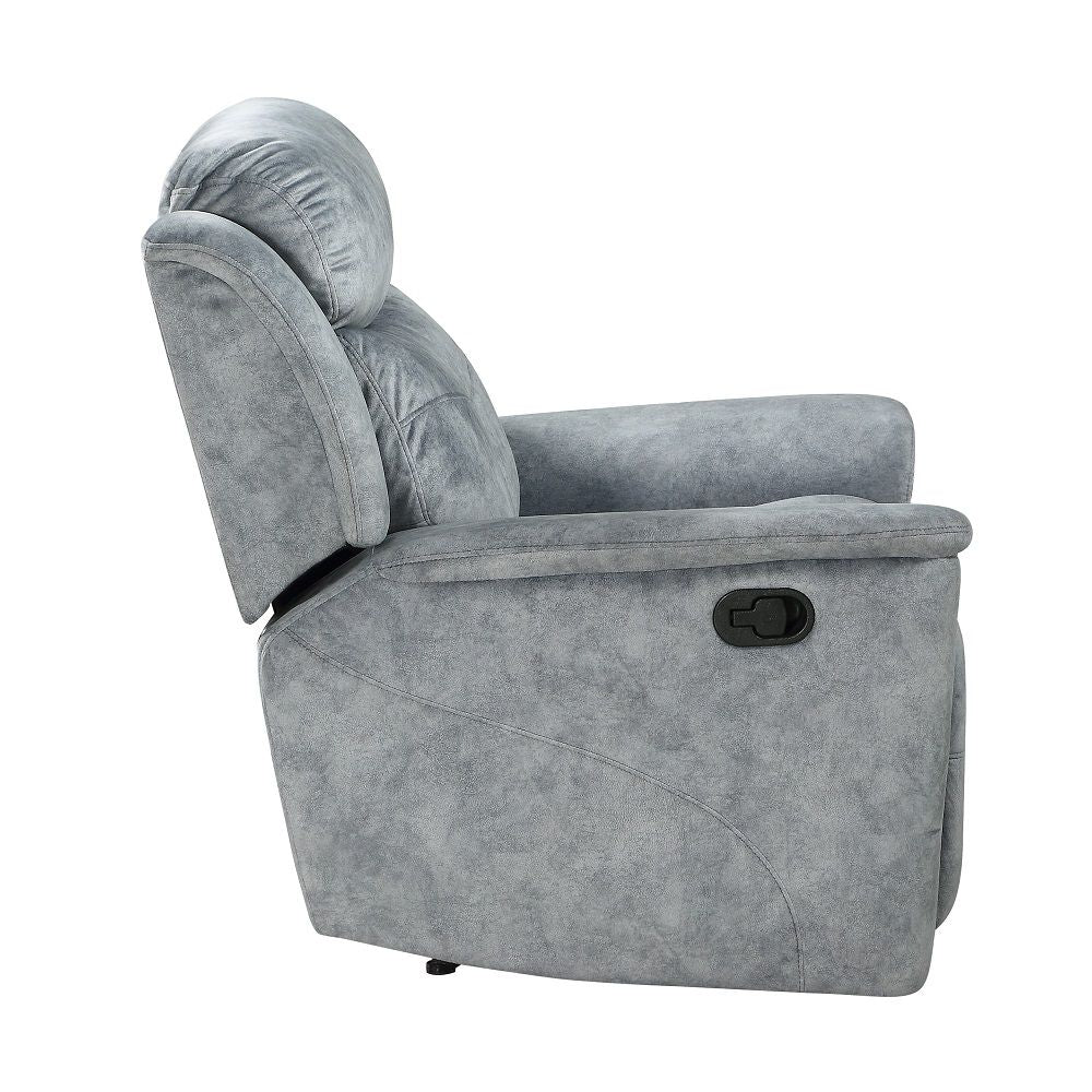 Mariana - Loveseat w/Console (Motion) Silver Gray