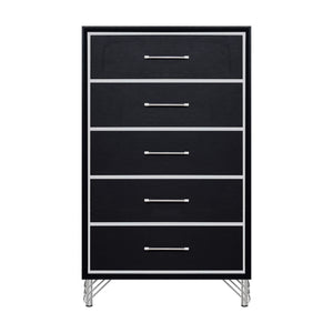 Ava - 5 Drawer Chest - Ebony