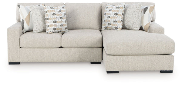 LaureLGrove - Sectional Pearl Silver 2 Pc. Right Arm Facing Corner Chaise Sectional