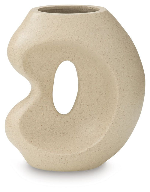 Odion - Vase Beige 13"W x 8"D x 15"H