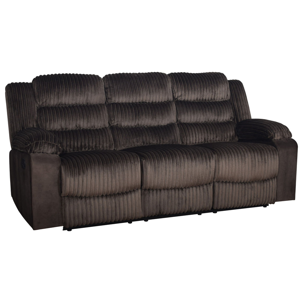 Willow - Sofa With Dual Recliner Black