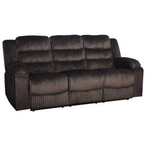Willow - Sofa With Dual Recliner Dark Brown