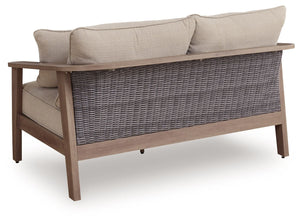 Harmony Headlands - Loveseat With Cushion - Natural / Gray