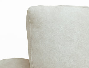 Raramuri - Loveseat - White / Dark Brown