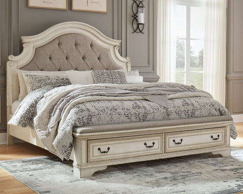 Realyn - Storage Bed White