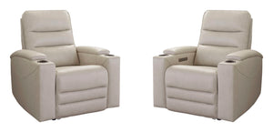 Nexus - Power Zero Gravity Recliner Pearl Silver 2 Pieces