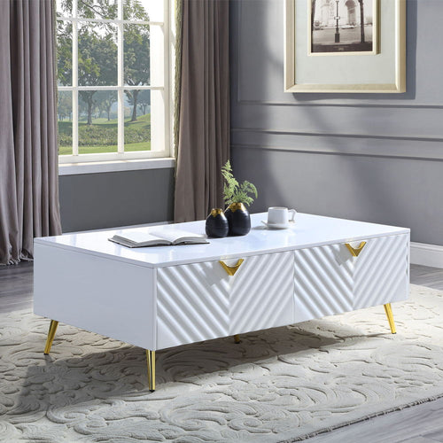 Gaines - Coffee Table White