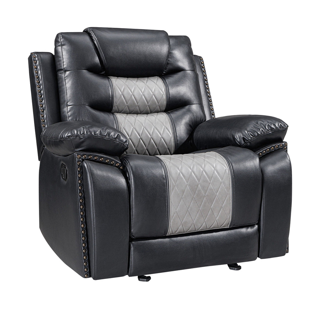 Nikko - Glider Recliner Black Manual Reclining