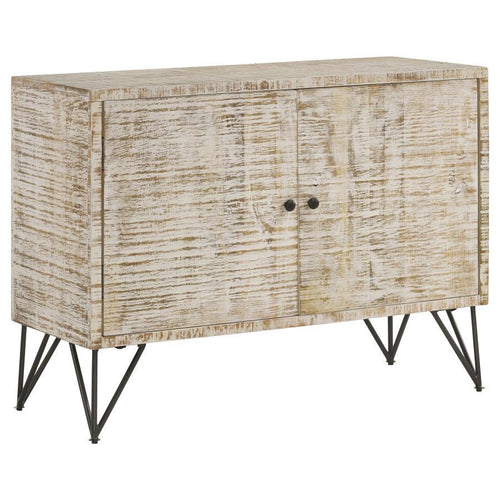 Eileen - 2 Door Wood Storage Accent Cabinet Beige