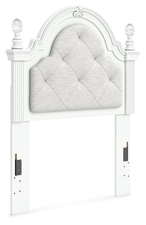 Kozlani - Upholstered Panel Headboard White