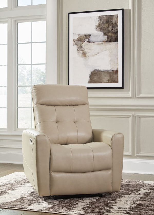 Pisgham - Power Recliner With Adj Headrest