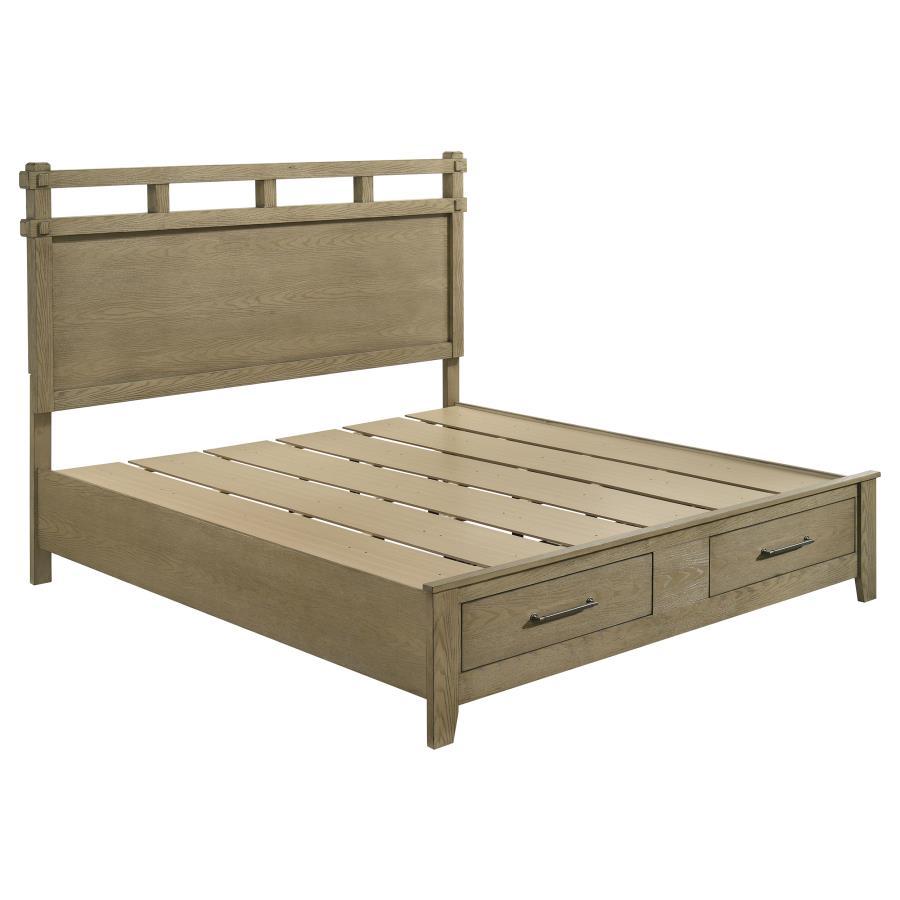 Hazlewood - Storage Bed Light Brown