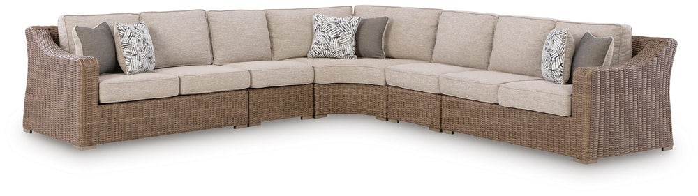 Laguna Heights - Outdoor Sectional Beige 3 Pc. Sectional