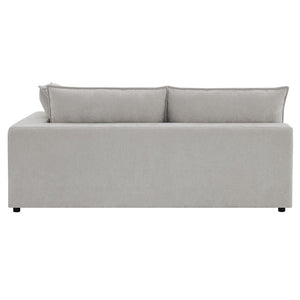 Marisa - Modular RF Loveseat With 2 Pillows - Beige Boucle