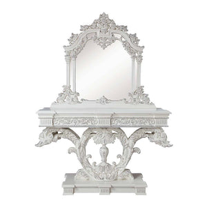 Vanaheim - Console Table - Antique White Finish