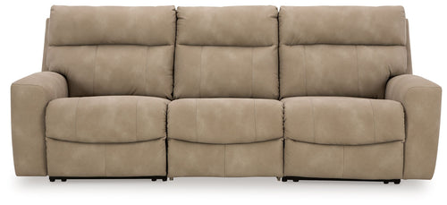 Next-Gen Durapella - Reclining Sectional Beige 3 Pc. Power Reclining Sectional Sofa