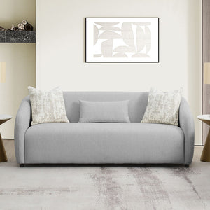 Etienne - Sofa With 3 Pillows Gray Linen