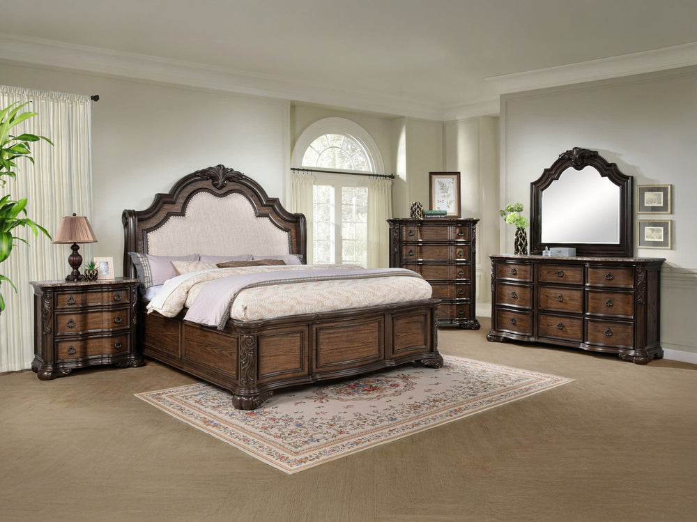 Ludwig - Nightstand - Dark Brown