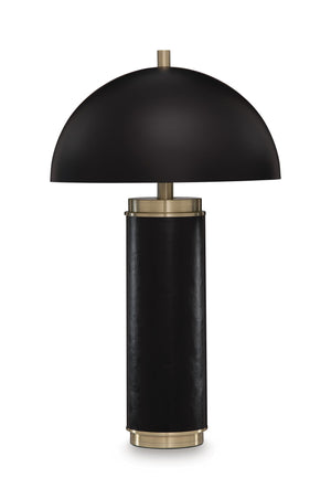 Lemland - Metal Table Lamp - Black / Gold Finish