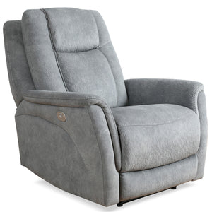 Linus - Power Zero Gravity Recliner Gray 1 Piece