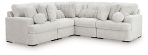 Cuddle Plush - Sectional White 5 Pc. Sectional