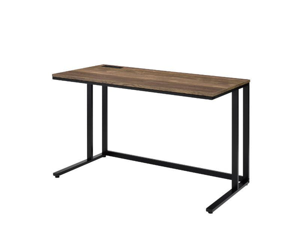 Tyrese - Writing Desk Black Wood Top