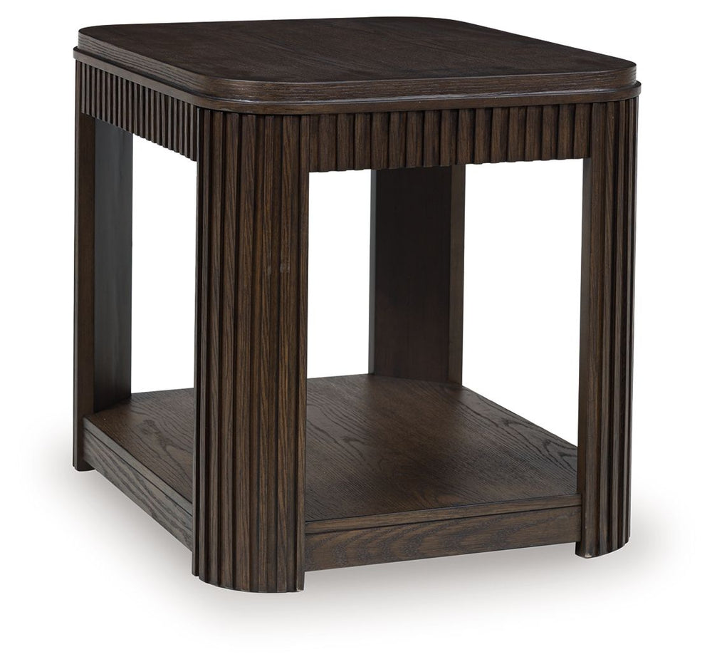 Carlibrie - Rectangular Table Dark Brown End Tables