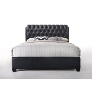 Ireland II - Bed (Button Tufted) Black King