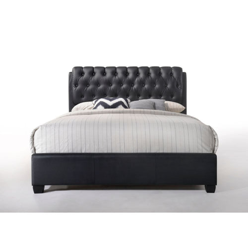 Ireland II - Bed (Button Tufted) Black King