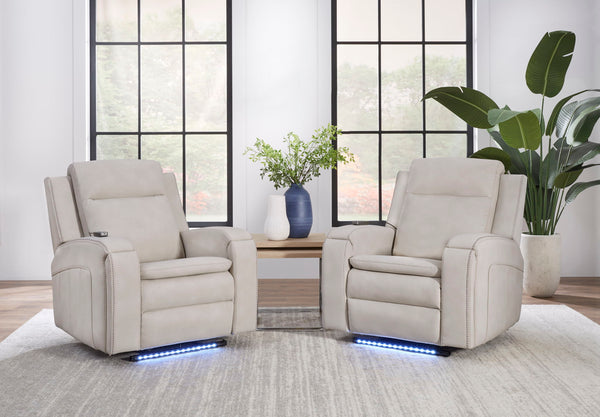 Armstrong - Power Recliner With Heat, Massage And Auto-Glide