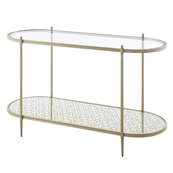 Zaba - Sofa Table - Pearl Silver